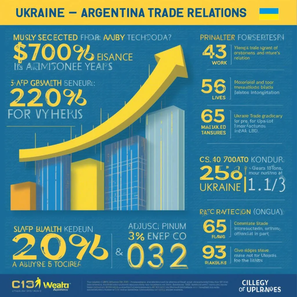 Сучасна інфографіка про торгові відносини Україна-Аргентина